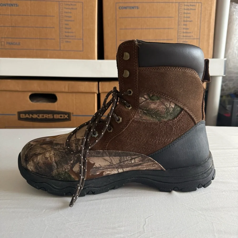 Herman Survivors Leather Camo Water Resistant Hunting 800g Work Boots Mens‎ 12W